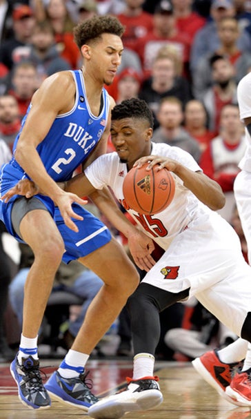 No. 14 Louisville trips up No. 7 Duke 78-69 (Jan 14, 2017)